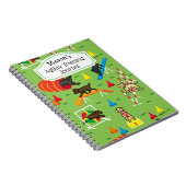 ラブラドール·リトリーバー·ドッグ敏捷性トレーニング·イエロー ノートブック (右側)