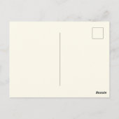 ラブラドール・レトリバーの誕生日おめでとう ポストカード (裏面)