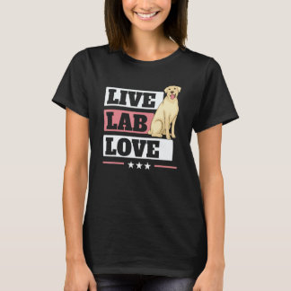 ラブラドール・レトリバー ラブラドール・レトリバーの犬 ラブラドール イエロー・ラブラ Tシャツ
