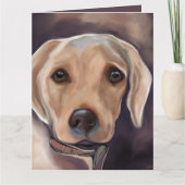 ラブラドール・レトリーバーの詩 カード (正面)