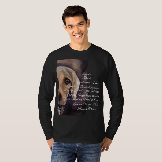 ラブラドール・レトリーバーの詩 Tシャツ (正面フル)