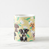 ラブラドール・レトリーバー子犬 コーヒーマグカップ (中央)
