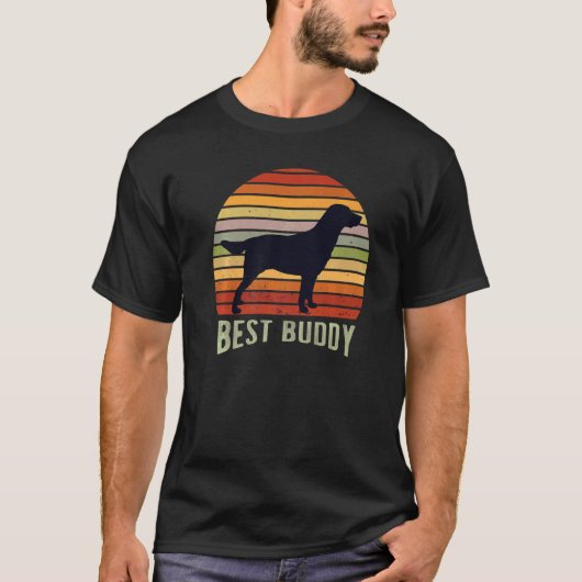 ラブラドール・レトリーバー犬の品種 3 Tシャツ (正面)