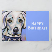 ラブラドール・レトリーバー カード (内部)