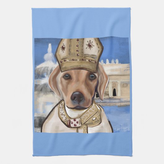 ラブラドール・レトリーバー キッチンタオル (縦)