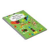 ラブラドール·レトリーバー·ドッグ敏捷性訓練 ノートブック (右側)