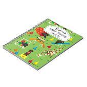 ラブラドール·レトリーバー·ドッグ·アジリティ·トレーニング·チョコ ノートブック (左側)