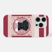 ラブラドール・レトリーバー バレンタイン iPhone 11 Pro カー iPhoneケース (裏面横)