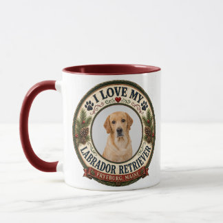ラブラドール・レトリーバー 愛犬の名入れペットグッズ マグカップ