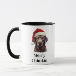 ラブラドール・レトリーバー 犬 サンタ帽子 クリスマス マグカップ