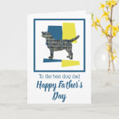 ラブラドール・レトリーバー 犬 トリカラー 父の日 カード (黄色い花)