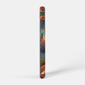 ラブラドール・レトリーバー 犬 風景 花 モダン装飾 SAMSUNG GALAXYケース (右側面)