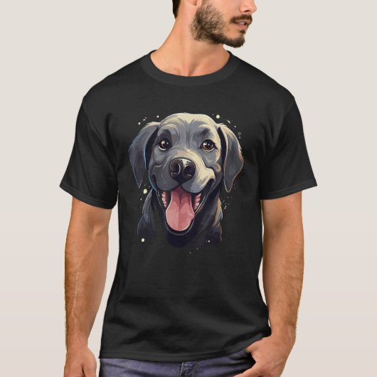 ラブラドール・レトリーバー_5 Tシャツ (正面)