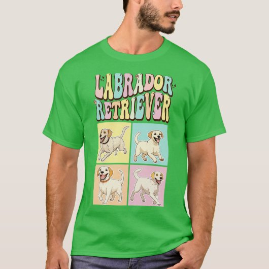 ラブラドール・レトリーバー Tシャツ (正面)