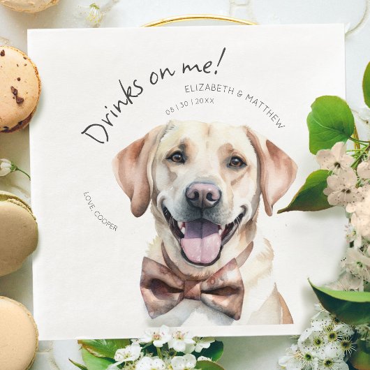 ラブラドール ワンダフル ドッグ ウォーターカラー ペット 飲み物は私に