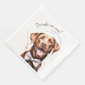 ラブラドール ワンチャン お絵描き 楽しい ペット 飲み物は私に (コーナー)