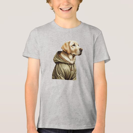 ラブラドール/犬の狩り トライブレンドTシャツ (正面)