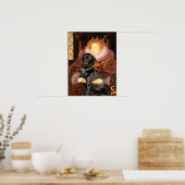 ラブラドール（黒） – クイーン ポスター (キッチン)