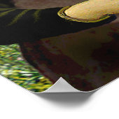 ラブラドール(Chcolate) – モナリザ ポスター (角)