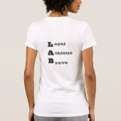 ラブラドール Tシャツ (裏面)