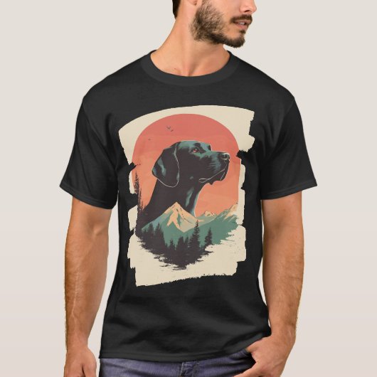 ラブラドール Tシャツ (正面)