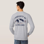 ラブラドール Tシャツ (裏面フル)