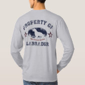 ラブラドール Tシャツ (裏面)