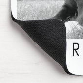 ラブラドールB&W マウスパッド (コーナー)