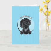 ラブラドールIAAMキャリービーン カード (黄色い花)