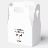 ラブラドールretrieverすべての色のシルエット フェイバーボックス (オープン)