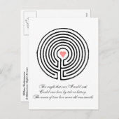 ラブラビリンス – バレンタインデー シーズンポストカード (正面/裏面)