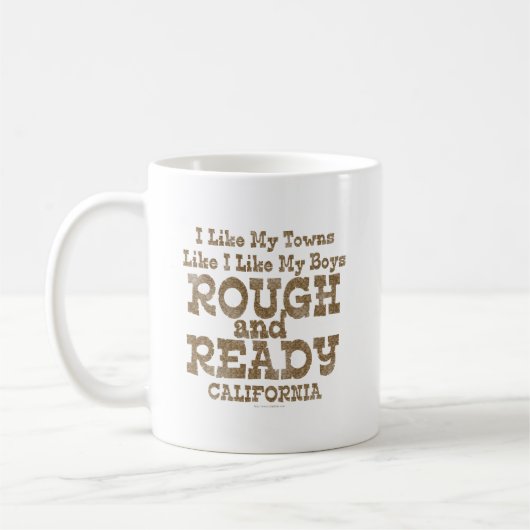 ラブラフ&レディーボーイズ観光客 おもしろい コーヒーマグカップ (左)