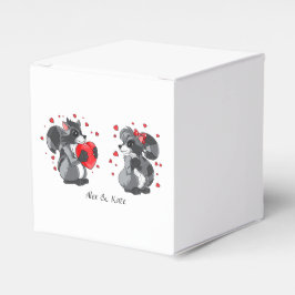 ラブラブなカップルの結婚 ハーシーズ ミニチュア フェイバーボックス