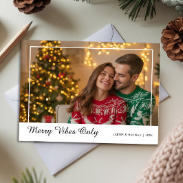 ラブラブなクリスマス写真ポストカードのみ シーズンカード