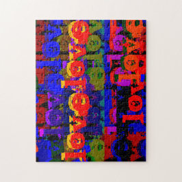 ラブラブアーバンコンテンポラリーアートスタイル ジグソーパズル