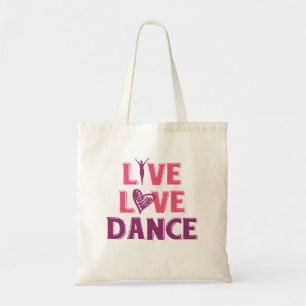 ラブラブダンス-ダンサー向けTシャツ トートバッグ