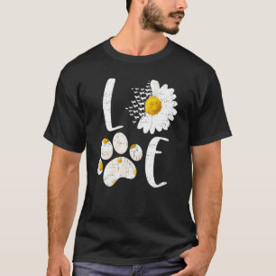 ラブラブラドールリトリーバ衣装犬足デイジー流 Tシャツ