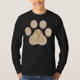 ラブラブラドールレトリエバーパピードッグ Tシャツ