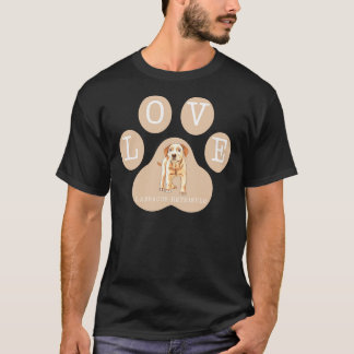ラブラブラドールレトリエバーパピードッグ Tシャツ
