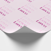 ラブラブラブラッピング紙 ラッピングペーパー (角)