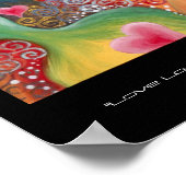 「ラブラブラブ」プリント ポスター (角)