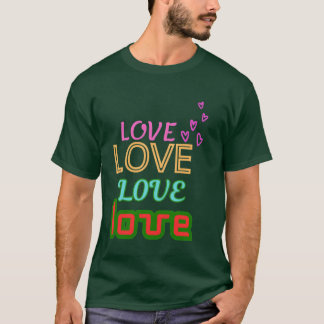 ラブラブ愛してる友達 Tシャツ