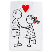 ラブラブ カップル ギフトバッグ (裏面)