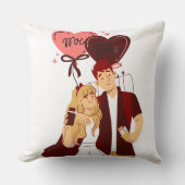 ラブラブ カップル ラブ 枕 (正面)