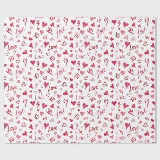 ラブラブ ラッピングペーパー