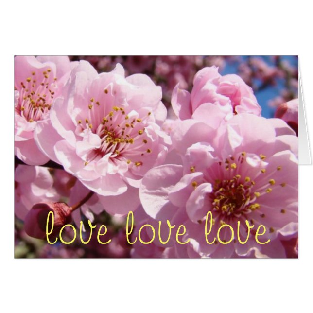 ラブラブLOVEなバレンタインデーカード (正面横)