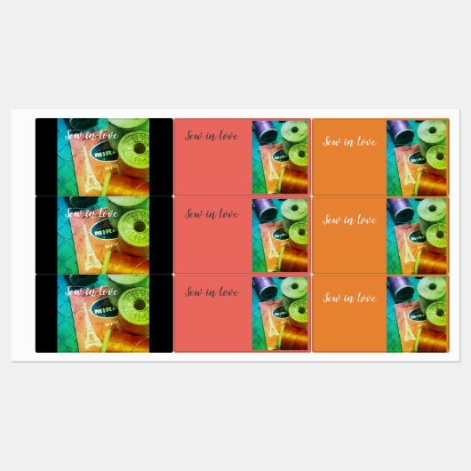 ラブラベルで縫い込む ラベル (シート)