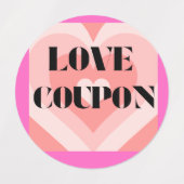 ラブラベルV日 ラベル (デザイン1)