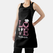 ラブランチレディーライフおもしろいヴァレンティーンズデイギフト エプロン (インサイチュ)