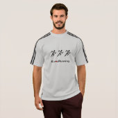 ラブランニングスポーツのスローガン Tシャツ (正面フル)